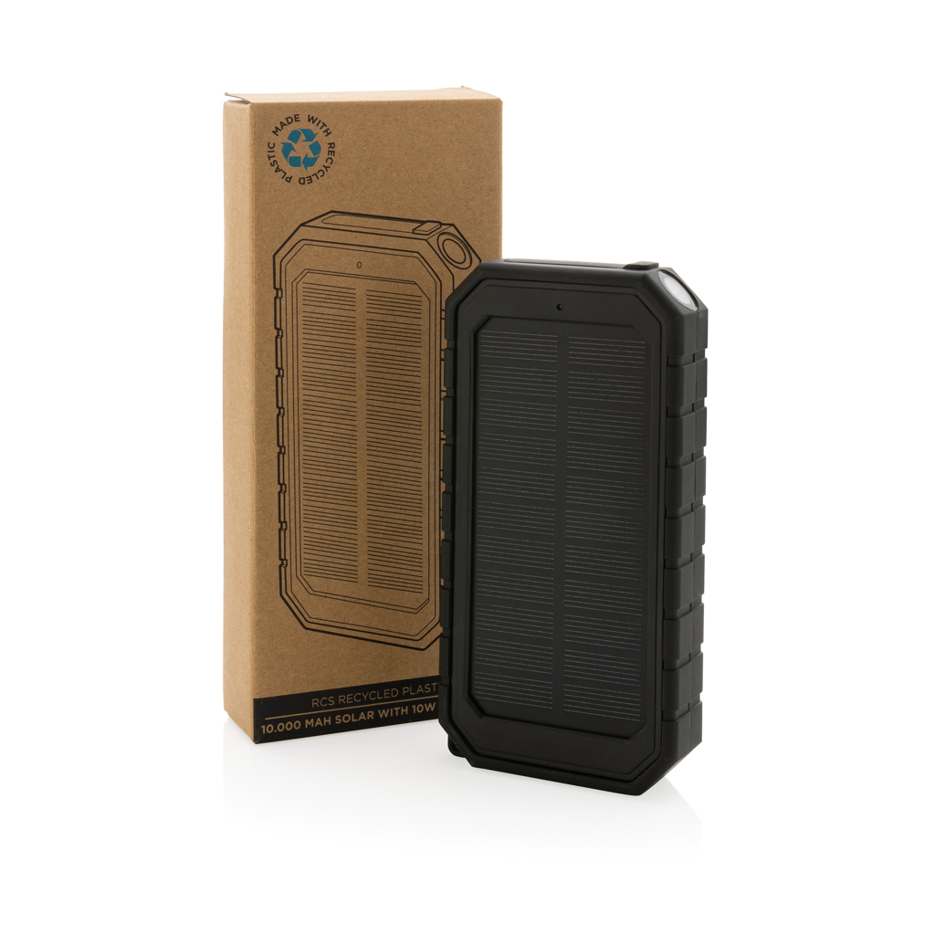 Cargador solar RCS plástico reciclado 10.000 mAh 10W - Viaje - Mochilas corporativas personalizadas - imagen 10