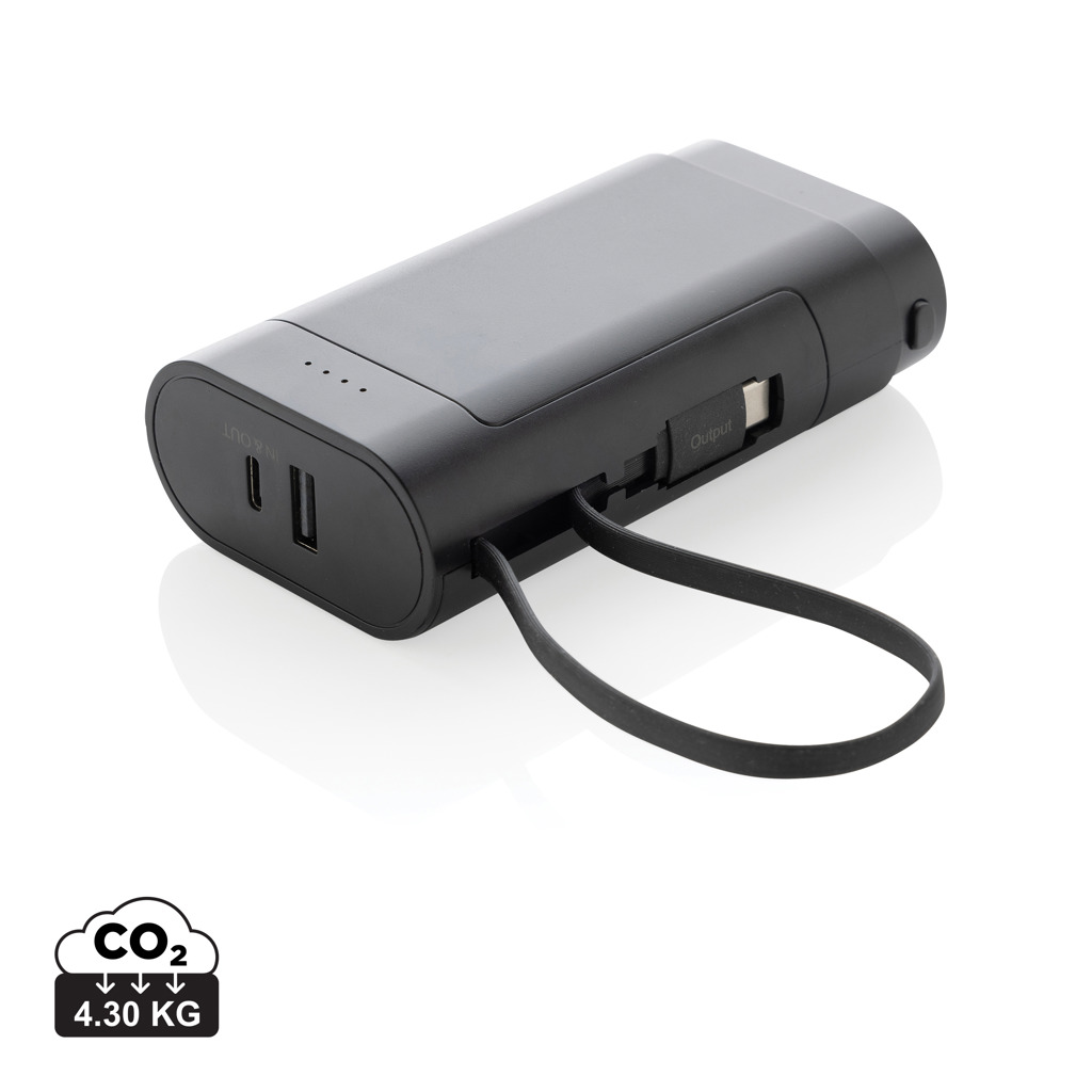 Powerbank con batería extraíble CycleCell de 10.000 mah - Viaje - Mochilas Corporativas Personalizadas
