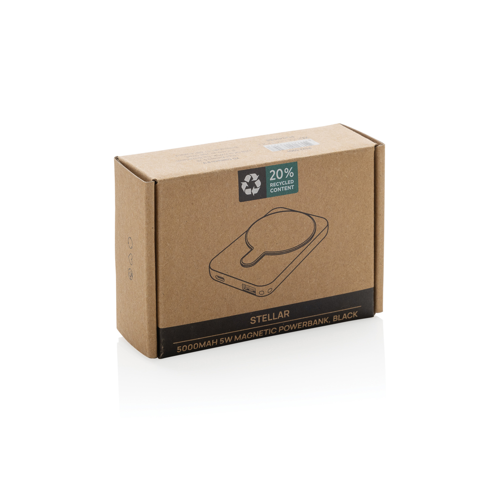 Powerbank Stellar magnético 5000 mAh y 5W plástico reciclado - Viaje - Mochilas corporativas personalizadas - imagen 13