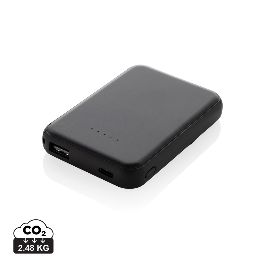 Powerbank Stellar magnético 5000 mAh y 5W plástico reciclado - Viaje - Mochilas Corporativas Personalizadas