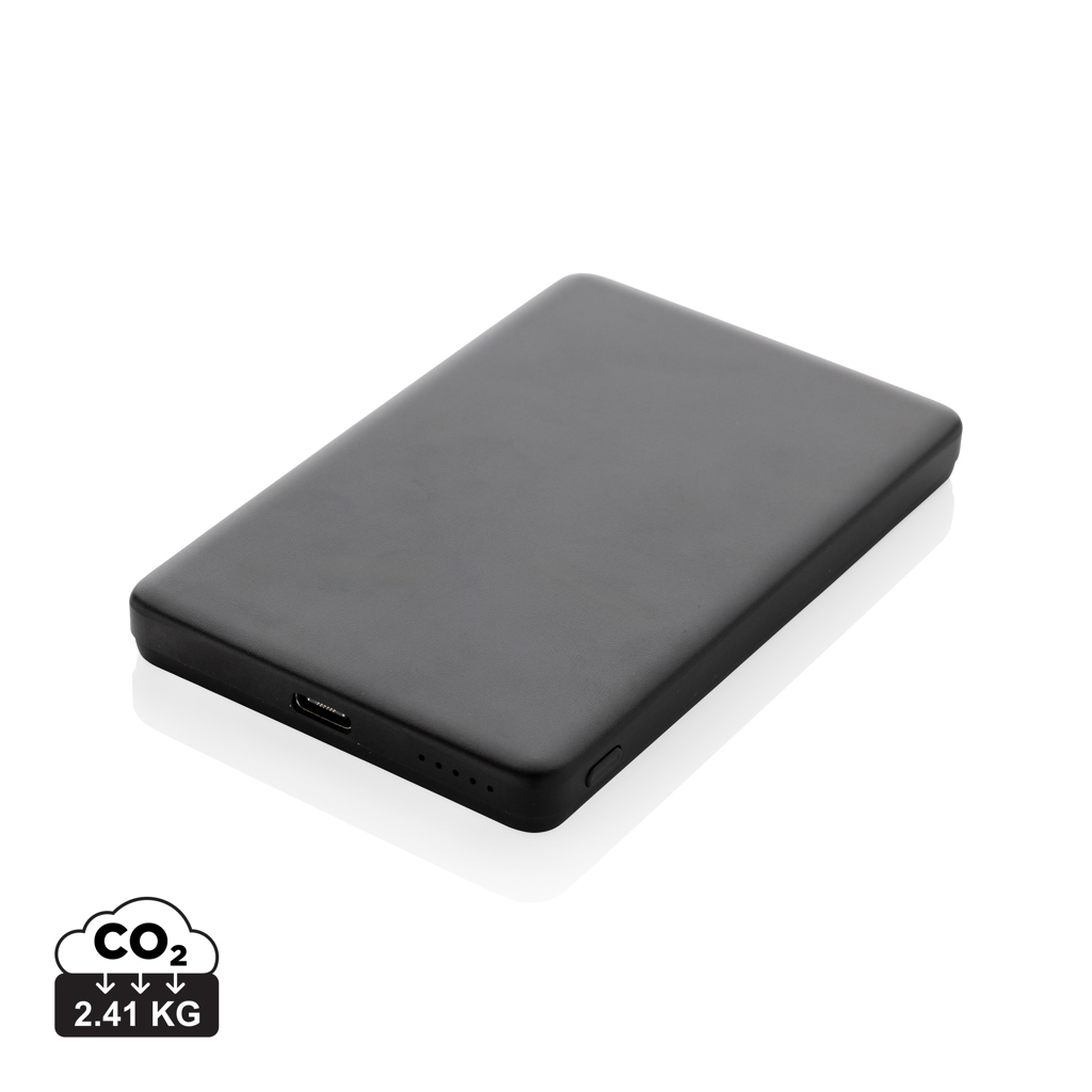 Powerbank Orion magnético 5000 mAh aluminio reciclado RCS - Viaje - Mochilas Corporativas Personalizadas