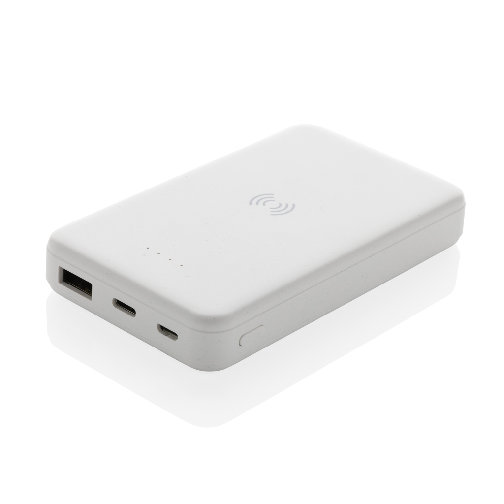 Powerbank inalámbrico 5W plástico RCS reciclado 5.000 mAh - Viaje - Mochilas Corporativas Personalizadas - imagen 4