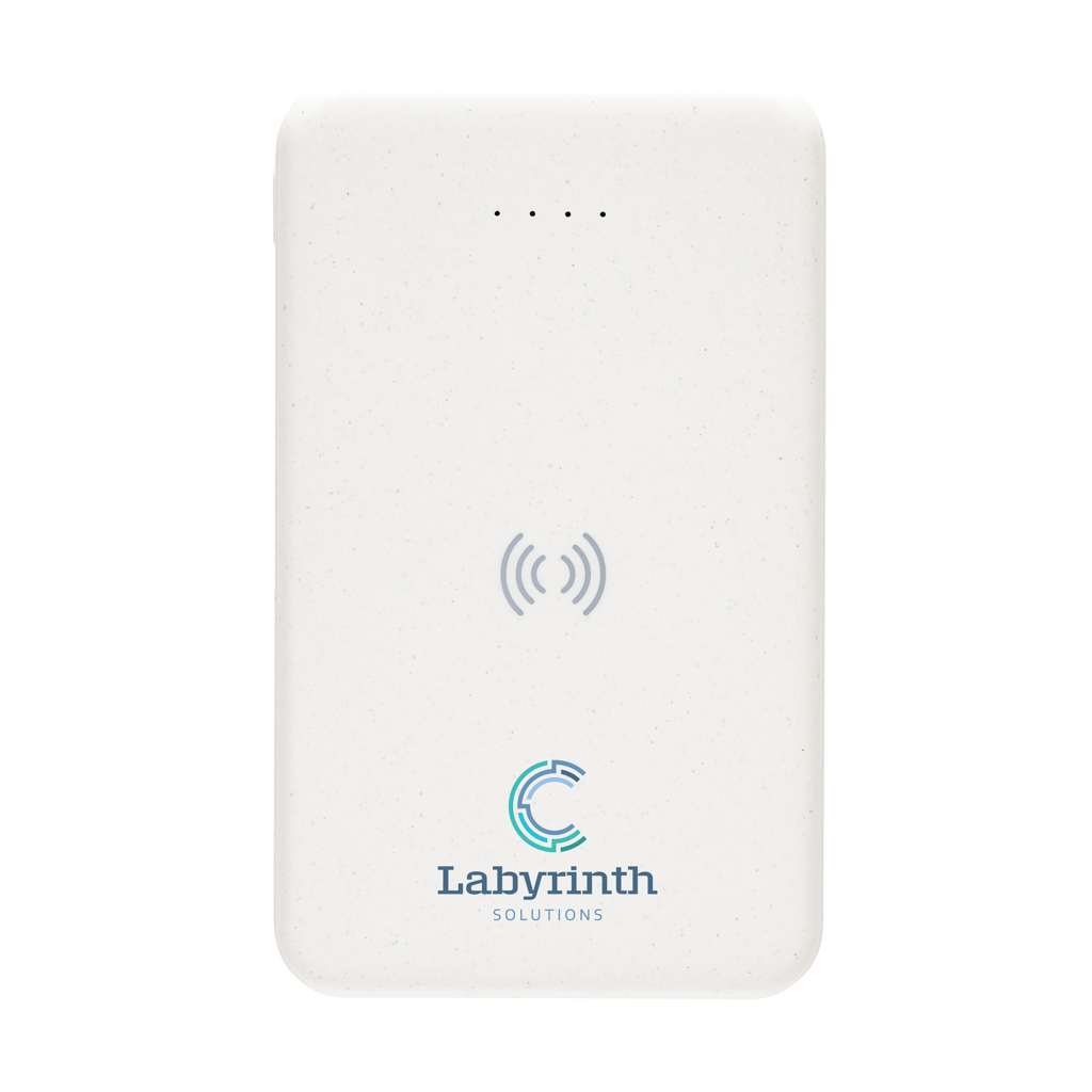 Powerbank inalámbrico 5W plástico RCS reciclado 5.000 mAh - Viaje - Mochilas Corporativas Personalizadas - imagen 7