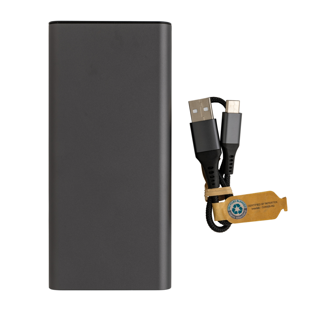 Powerbank Terra RCS 20W aluminio reciclado 20.000 mAh - Viaje - Mochilas corporativas personalizadas - imagen 4