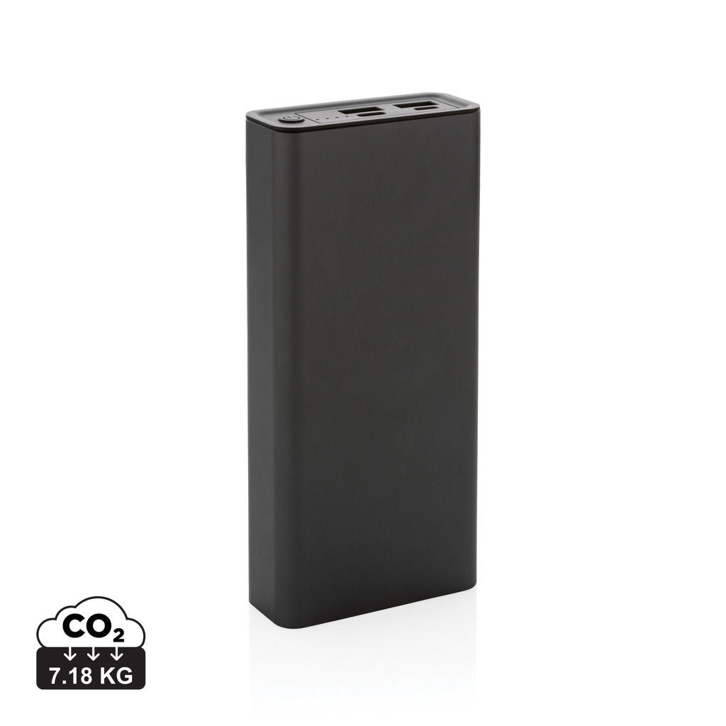 Powerbank Terra RCS 20W aluminio reciclado 20.000 mAh - Viaje - Mochilas corporativas personalizadas