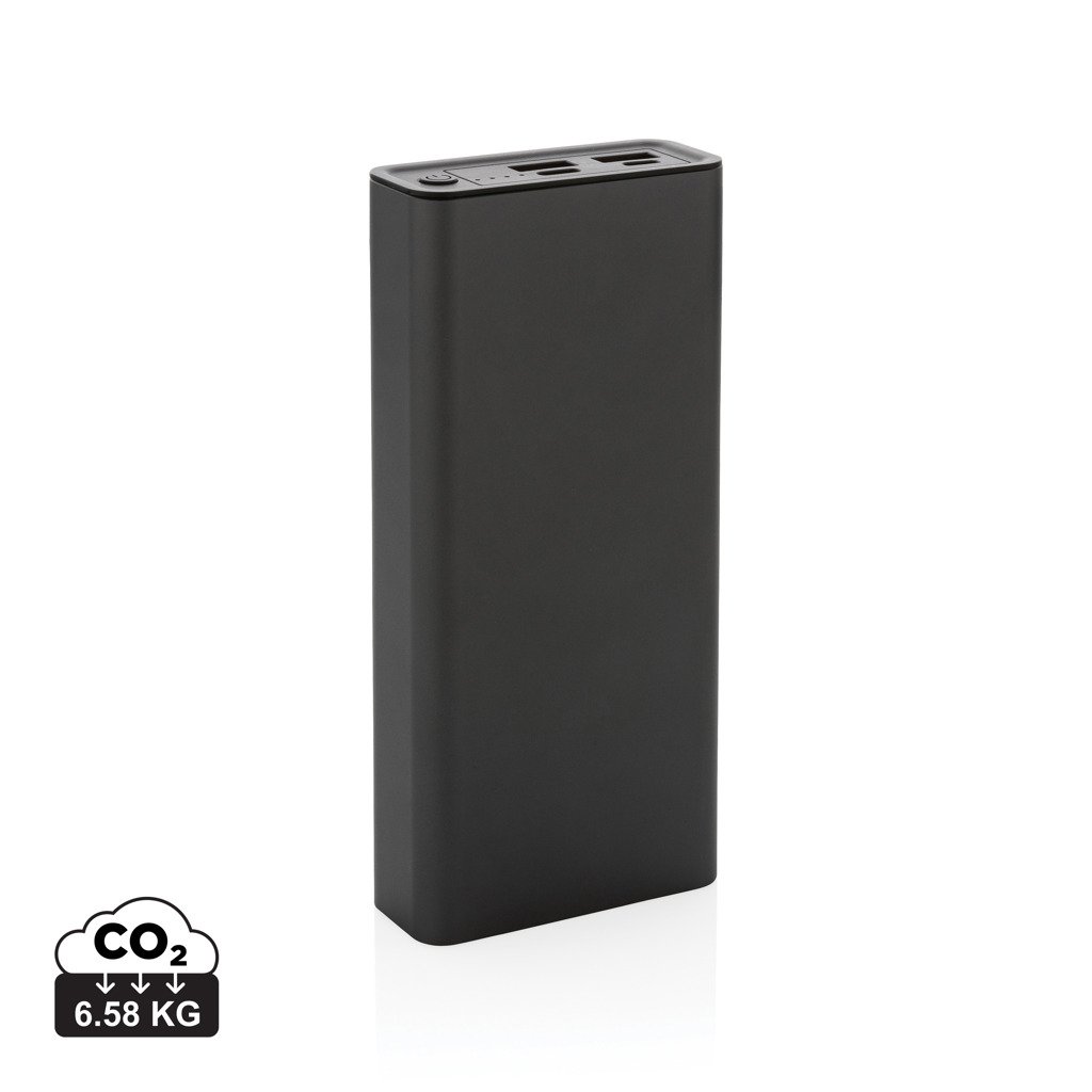 Powerbank Terra RCS 20W aluminio reciclado 20.000 mAh - Viaje - Mochilas corporativas personalizadas
