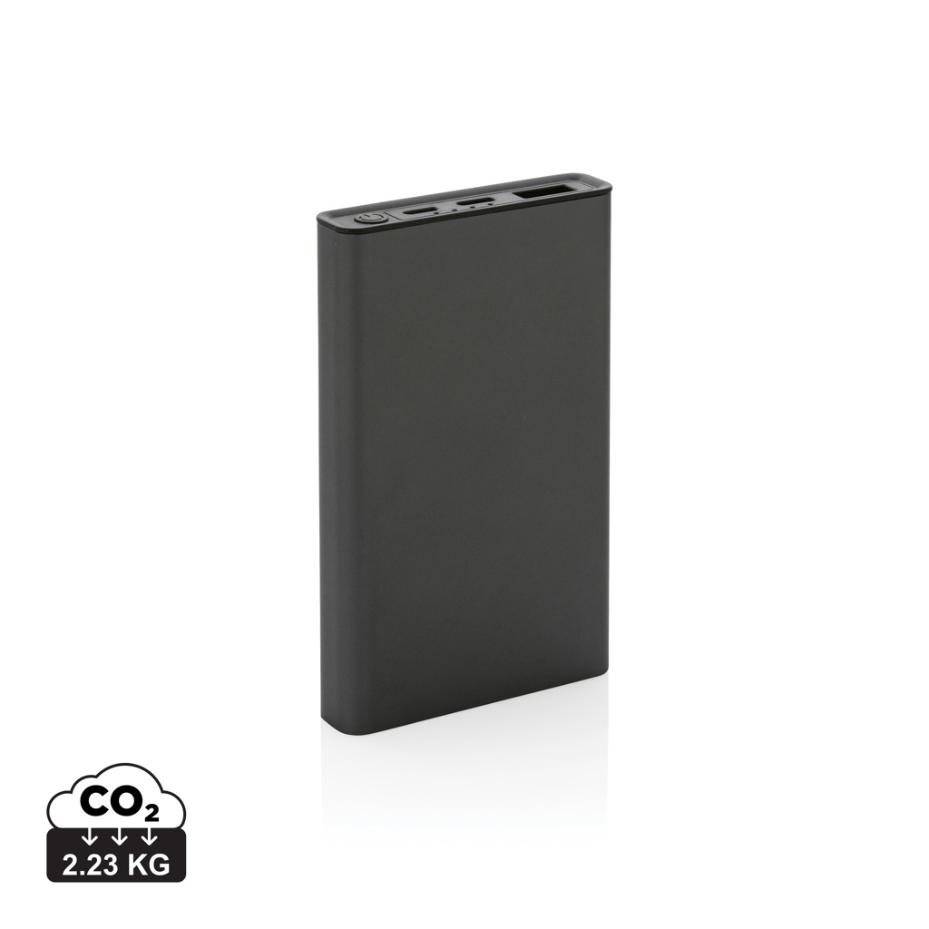 Powerbank Terra RCS de aluminio reciclado 5.000 mAh - Viaje - Mochilas corporativas personalizadas