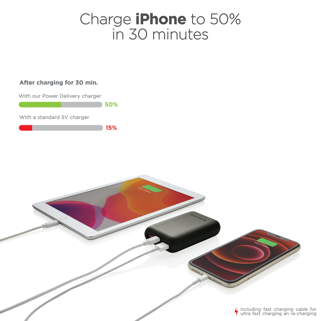 Powerbank Alameda Urban Vitamin de 10.000 mAh PD - Viaje - Mochilas corporativas personalizadas - imagen 5