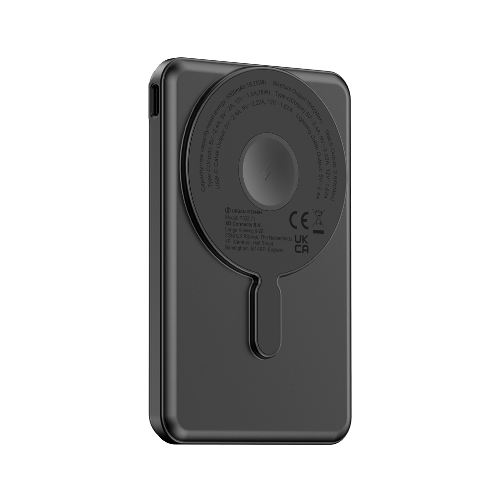 Powerbank magnético Urban Vitamin Redwood 5 en 1 - Viaje - Mochilas corporativas personalizadas - vista alternativa