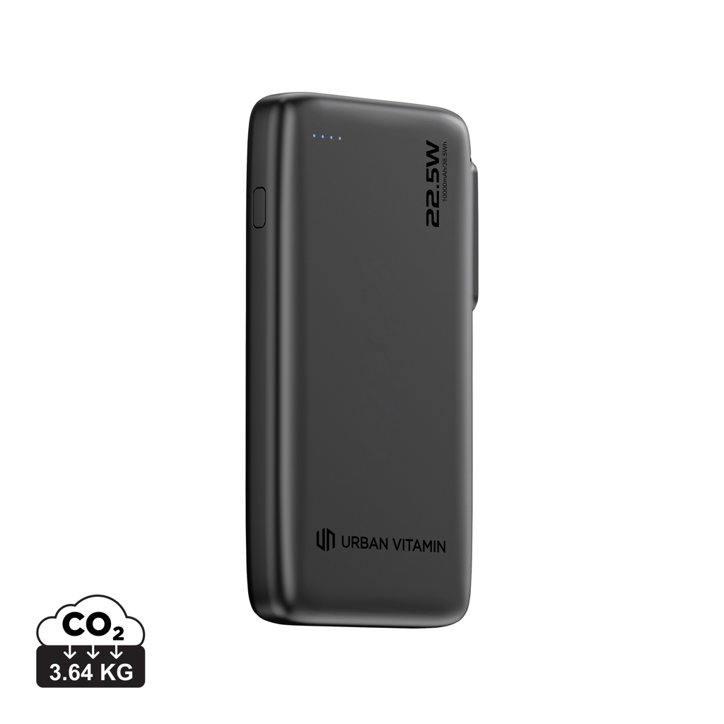 Batería externa Urban Vitamin Emeryville 20W y 10.000 mAh - Viaje - Mochilas Corporativas Personalizadas