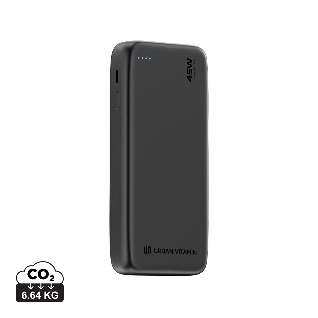 Powerbank externa Urban Vitamin San Mateo 45W y 20.000 mAh - Viaje - Mochilas Corporativas Personalizadas