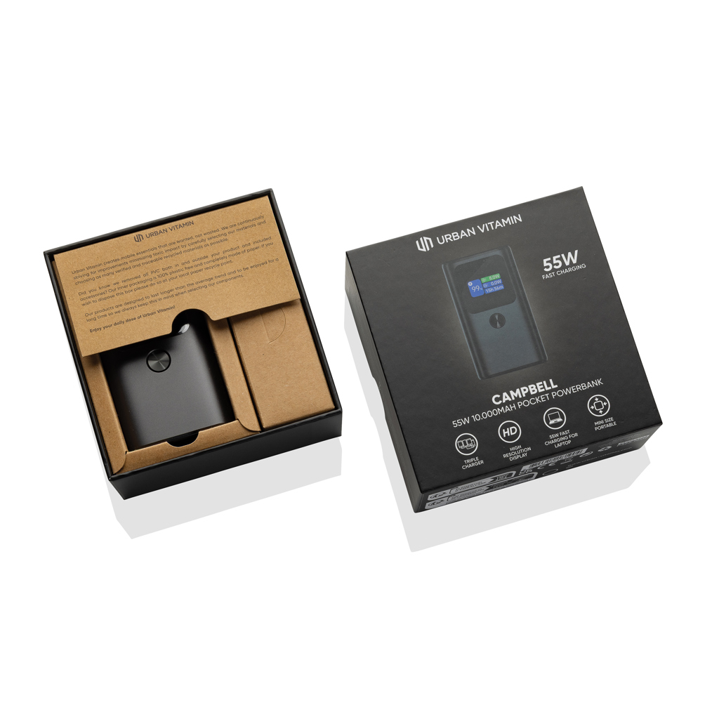 Batería externa Urban Vitamin Campbell 55W y 10.000 mAh - Viaje - Mochilas corporativas personalizadas - imagen 5