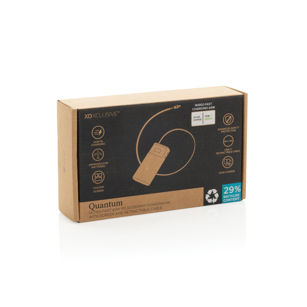 Powerbank Quantum RCS ultrarrápida PD45W de 10.000 mAh - Viaje - Mochilas corporativas personalizadas - imagen 3
