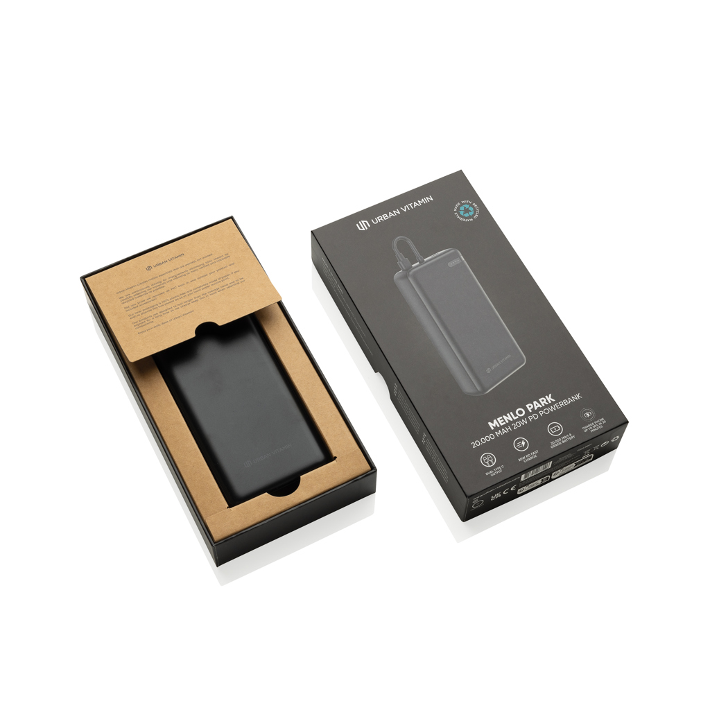 Batería Menlo Park Urban Vitamin 20W RCS 20.000 mAh - Viaje - Mochilas corporativas personalizadas - imagen 4