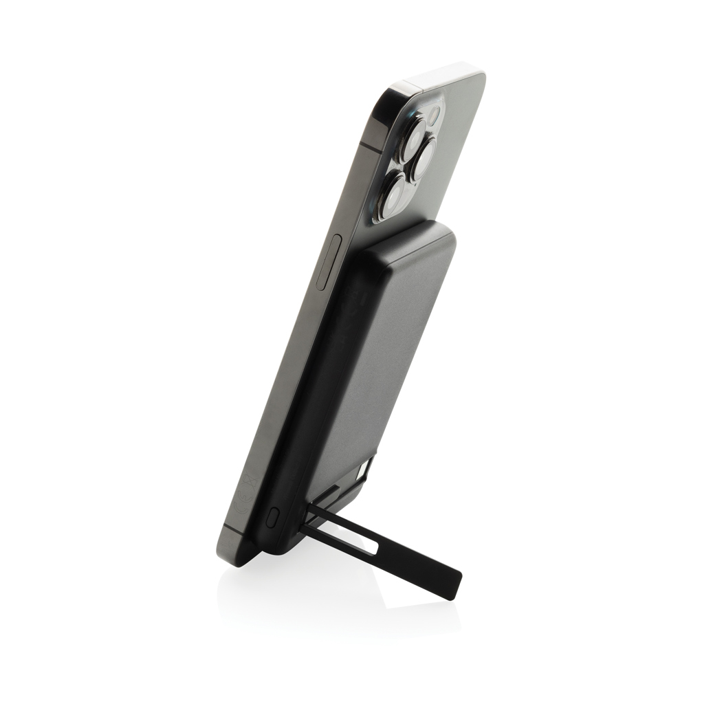 Powerbank magnético bambú Zen RCS de RPET 5.000 mAh - Viaje - Mochilas corporativas personalizadas - imagen 6