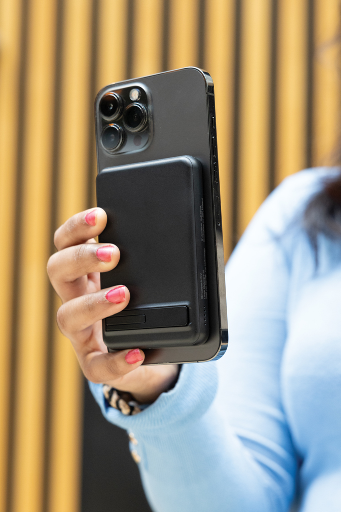 Powerbank magnético bambú Zen RCS de RPET 5.000 mAh - Viaje - Mochilas corporativas personalizadas - imagen 12