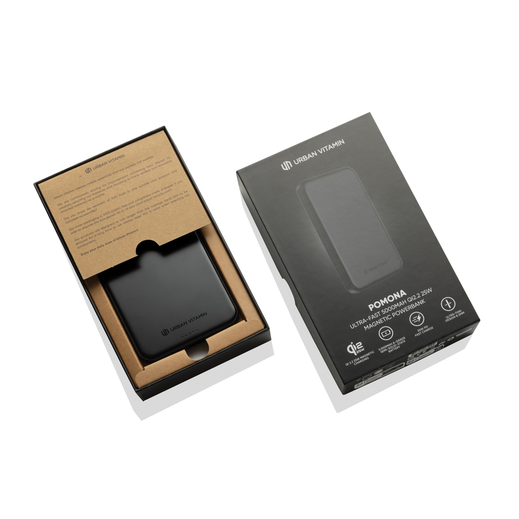 Powerbank magnética Urban Vitamin Pomona 5000 mAh Qi2.2 25W - Viaje - Mochilas corporativas personalizadas - imagen 3
