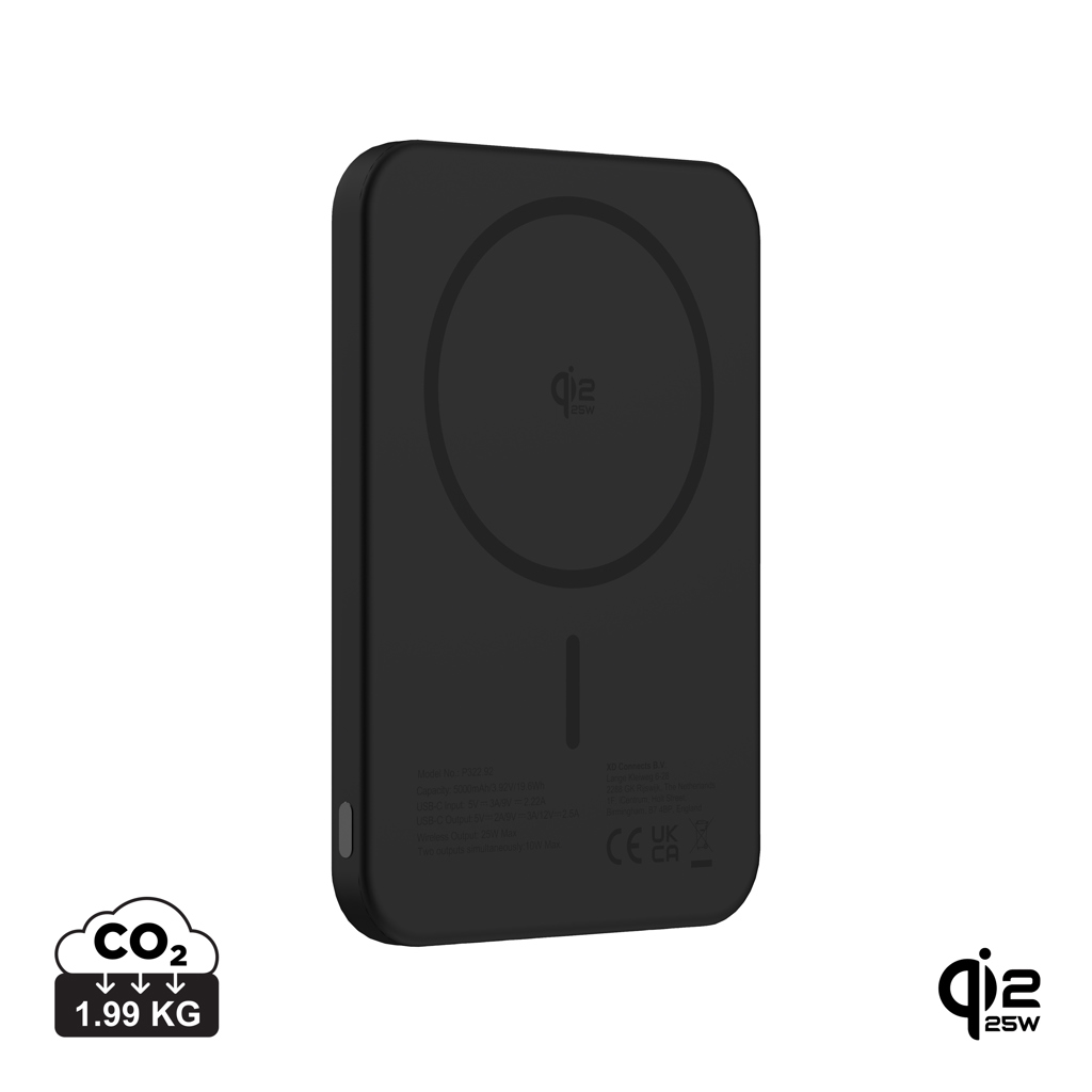 Powerbank magnética Urban Vitamin Pomona 5000 mAh Qi2.2 25W - Viaje - Mochilas corporativas personalizadas