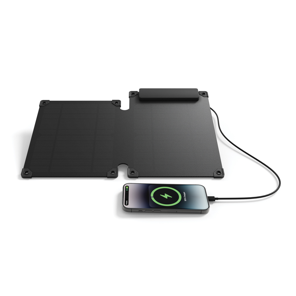 Panel solar portátil de plástico Solarpulse 10W - Oficina - Mochilas corporativas personalizadas - imagen 3
