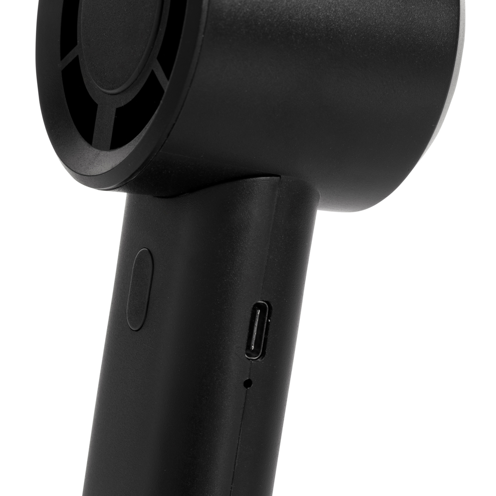 Ventilador portátil recargable Twist RCS plástico reciclado - Oficina - Mochilas corporativas personalizadas - imagen 7