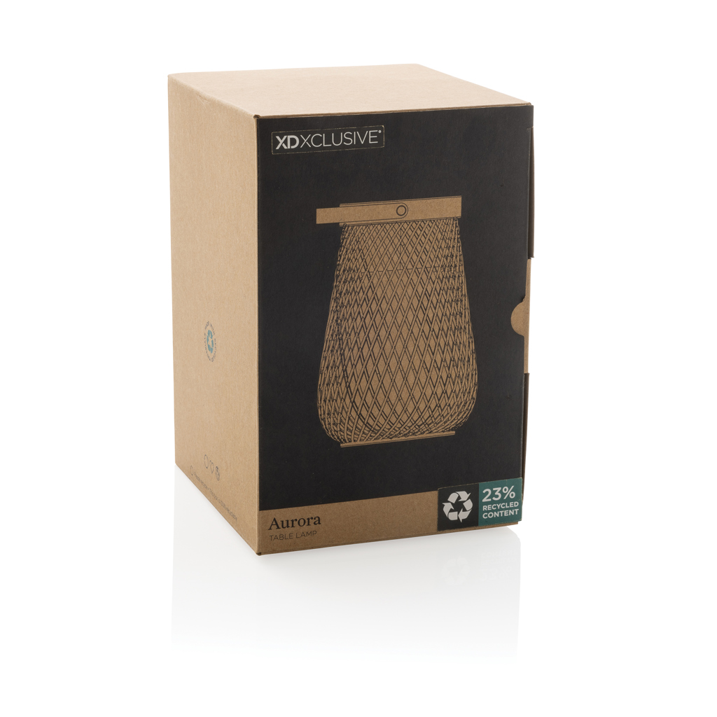 Lámpara de mesa Aurora recargable USB plástico reciclado RCS - Oficina - Mochilas corporativas personalizadas - imagen 11