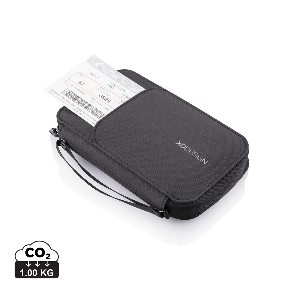Cartera XD para pasaporte - Mochilas Corporativas Personalizadas. Puntokat