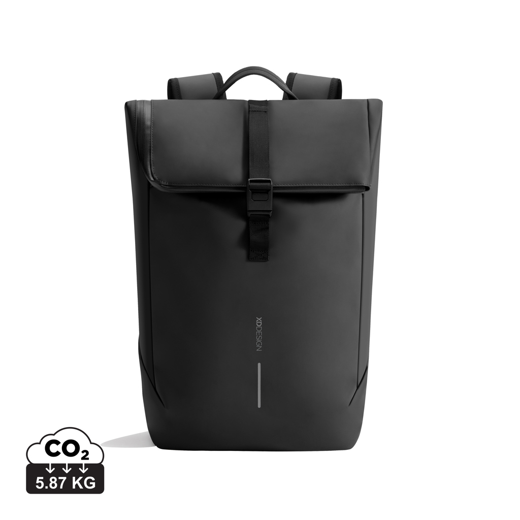 Mochila urbana resistente al agua con solapa - Mochilas Corporativas Personalizadas. Puntokat