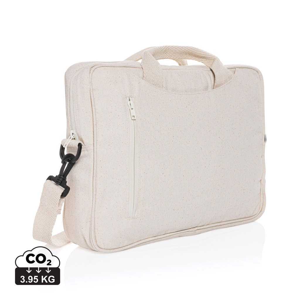 Maletín ordenador 15,4" de algodón reciclado Laluka AWARE™ - Mochilas Corporativas Personalizadas. Puntokat