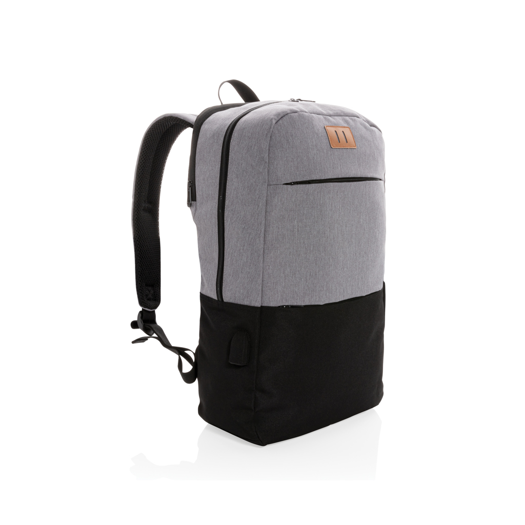 Mochila moderna ordenador 15,6¨ USB y RFID sin PVC - Mochilas personalizadas - Mochilas corporativas personalizadas - vista alternativa