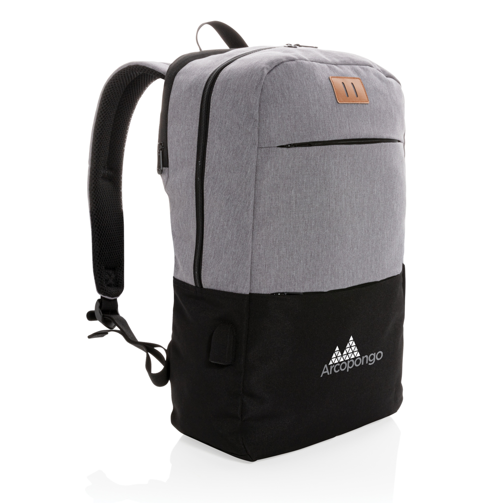 Mochila moderna ordenador 15,6¨ USB y RFID sin PVC - Mochilas personalizadas - Mochilas corporativas personalizadas - imagen 11