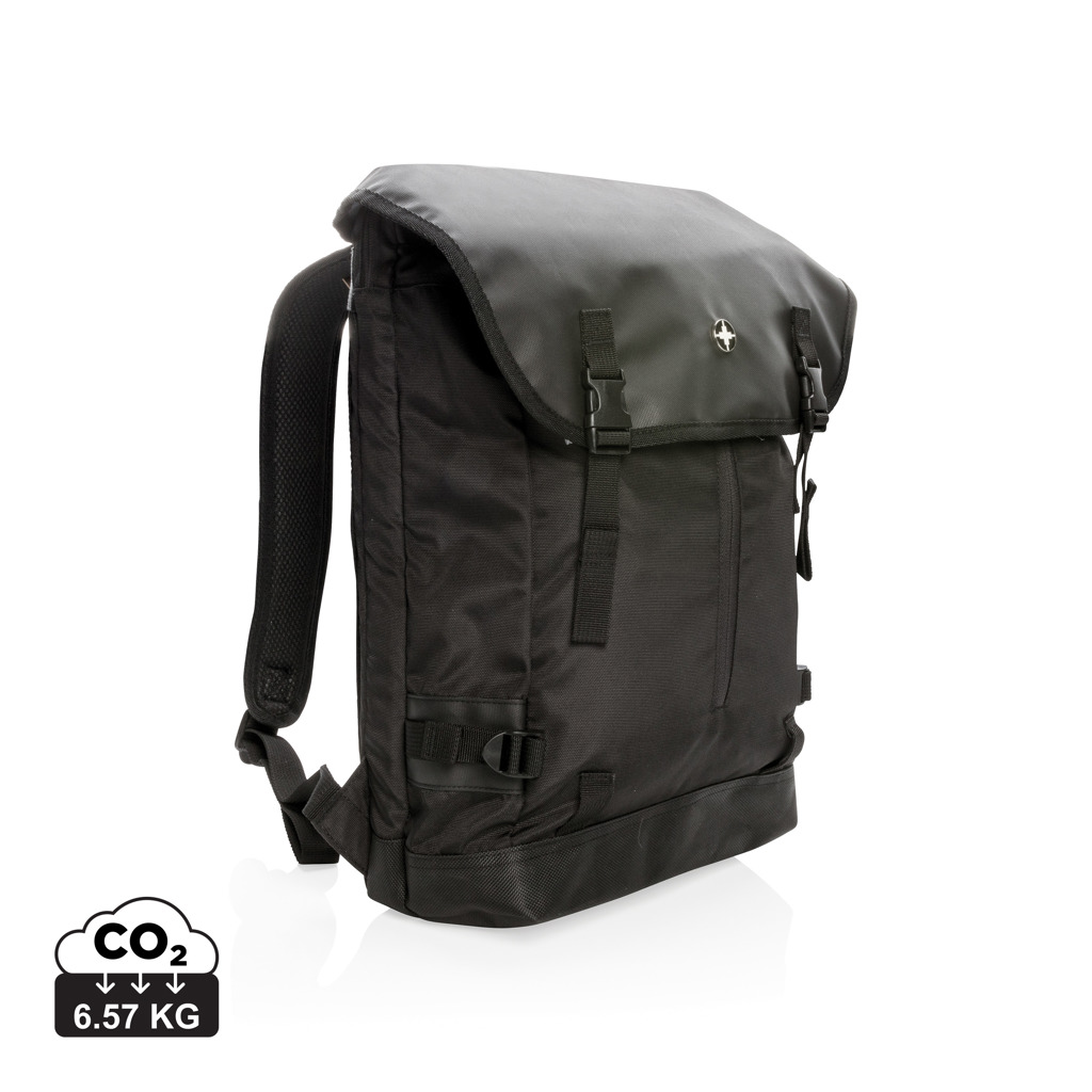 Mochila para portátil 17” Swiss Peak Deluxe - Mochilas Corporativas Personalizadas. Puntokat