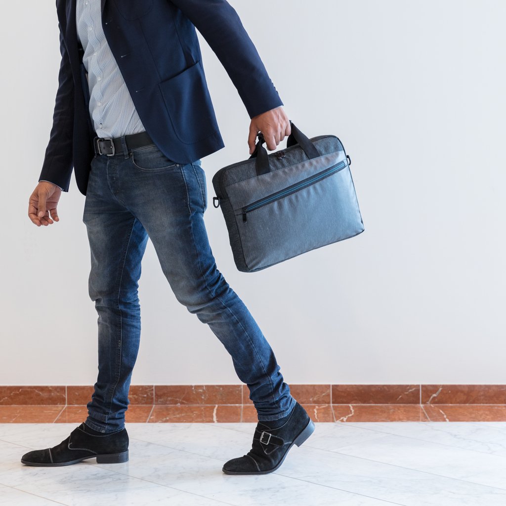 Maletín 900D para portátil sin PVC - Maletines de ordenador portátil personalizados - Mochilas corporativas personalizadas - imagen 12