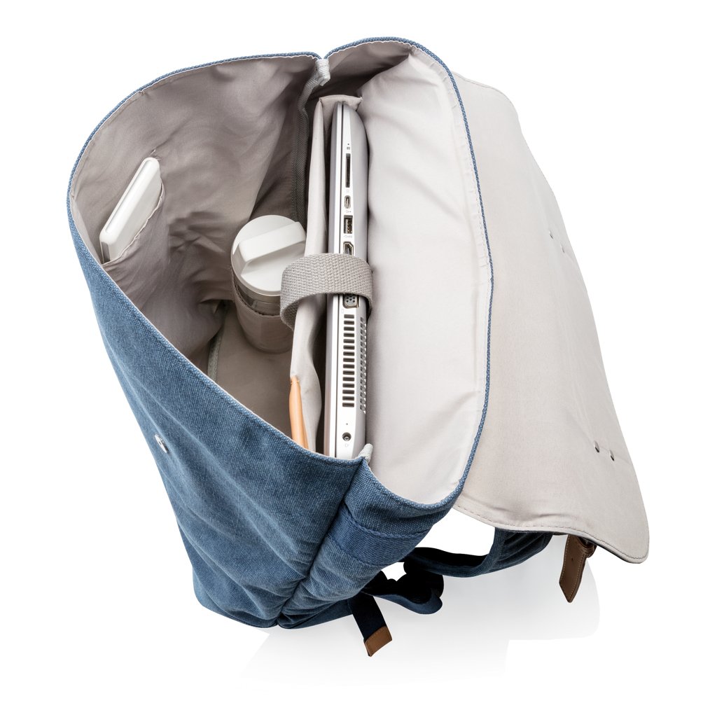 Mochila para portátil de lona sin PVC - Mochilas personalizadas - Mochilas corporativas personalizadas - imagen 6