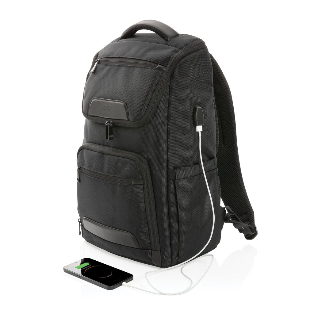 Mochila Voyager para portátil 15,6" Swiss Peak AWARE™ RPET - Mochilas personalizadas - Mochilas corporativas personalizadas - imagen 9