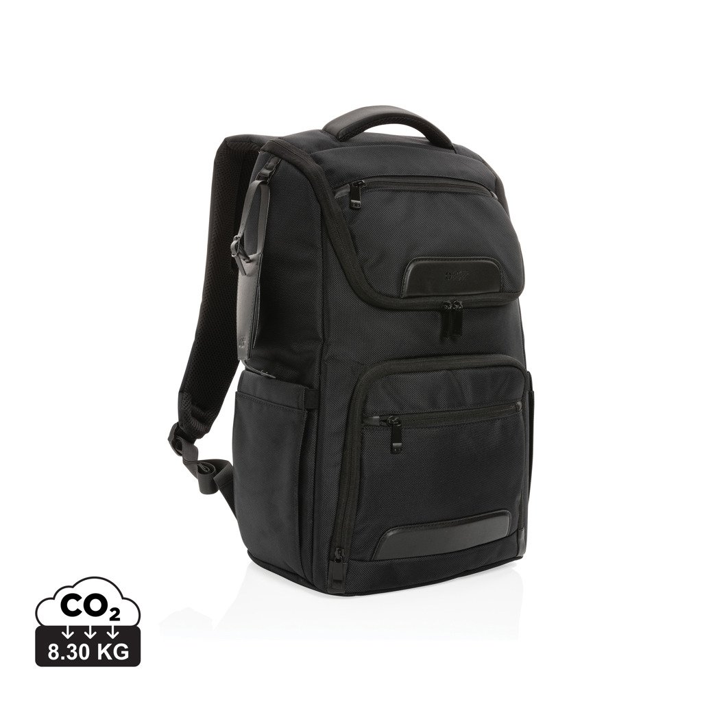 Mochila Voyager para portátil 15,6" Swiss Peak AWARE™ RPET - Mochilas personalizadas - Mochilas corporativas personalizadas