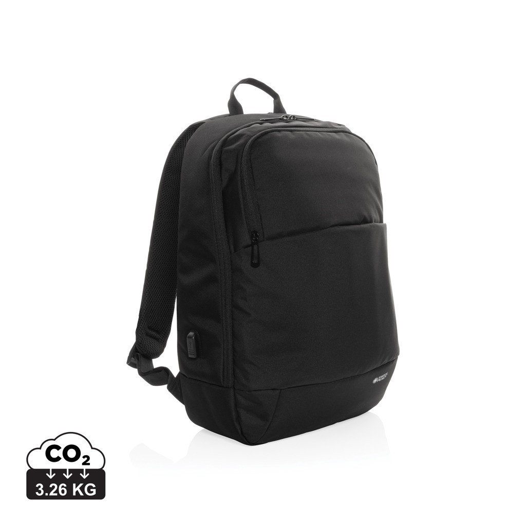 Mochila moderna para portátil de 15,6" Swiss Peak AWARE™ - Mochilas Corporativas Personalizadas. Puntokat