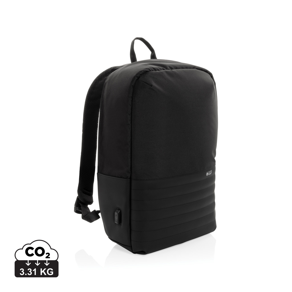 Mochila antirrobo para portátil 15.6' Swiss Peak AWARE™ RFID - Mochilas Corporativas Personalizadas. Puntokat