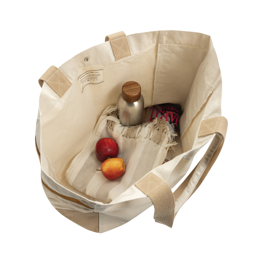 Bolsa de compra BEAU AWARE™ de lona reciclada 400 g/m² - Novedades - Mochilas Corporativas Personalizadas - imagen 4