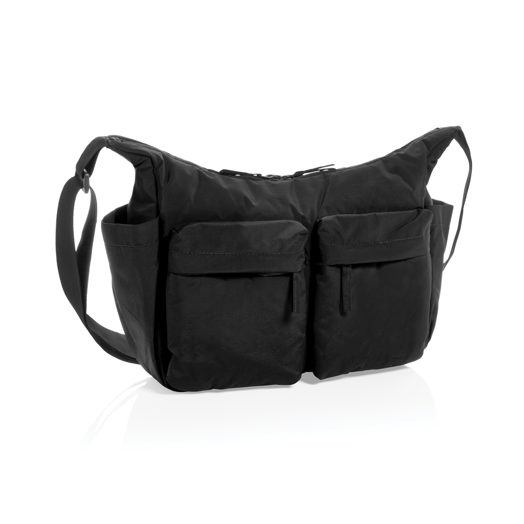 Bolso cruzado acolchado de nailon reciclado KENTO URBAN RCS - Novedades - Mochilas Corporativas Personalizadas - vista alternativa