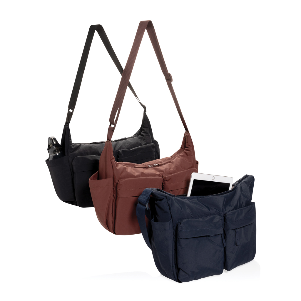 Bolso cruzado acolchado de nailon reciclado KENTO URBAN RCS - Novedades - Mochilas Corporativas Personalizadas - imagen 7