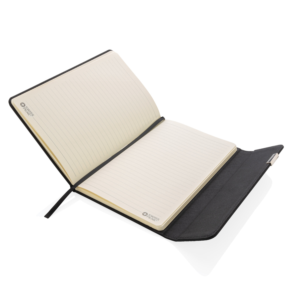 Set de libreta y bolígrafo Swiss Peak deluxe A5 - Oficina - Mochilas Corporativas Personalizadas - imagen 4