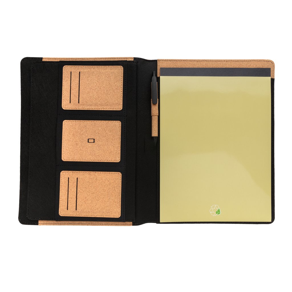 Libreta de corcho Deluxe A4 con bolígrafo - Portadocumentos personalizados - Mochilas corporativas personalizadas - imagen 5