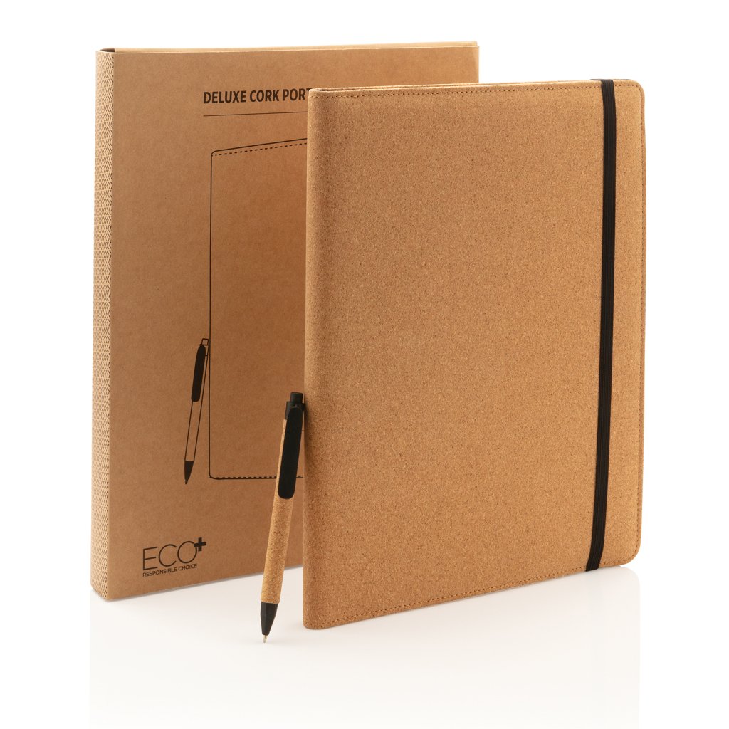 Libreta de corcho Deluxe A4 con bolígrafo - Portadocumentos personalizados - Mochilas corporativas personalizadas - imagen 14