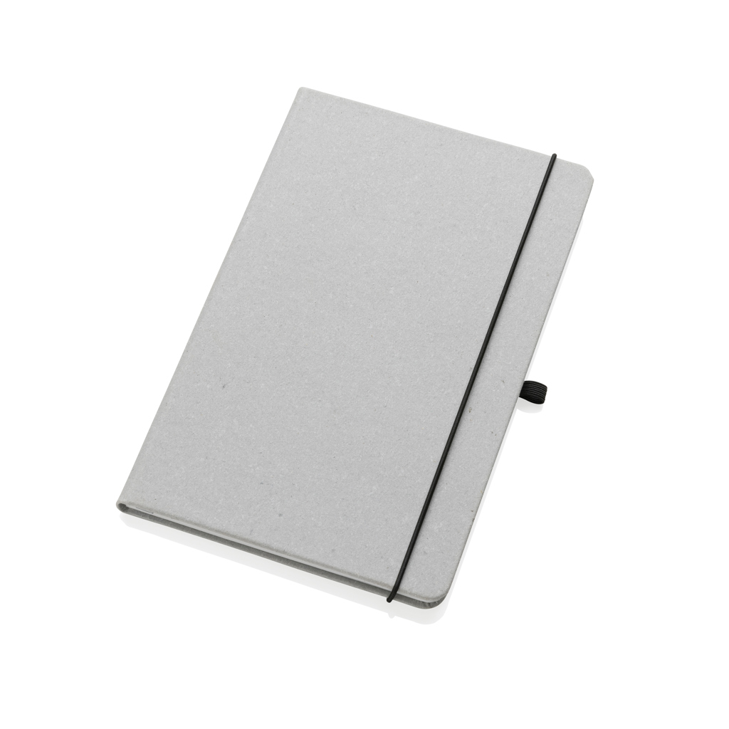 Libreta A5 de cuero reciclado GRS de tapa dura - Oficina - Mochilas Corporativas Personalizadas - imagen 3