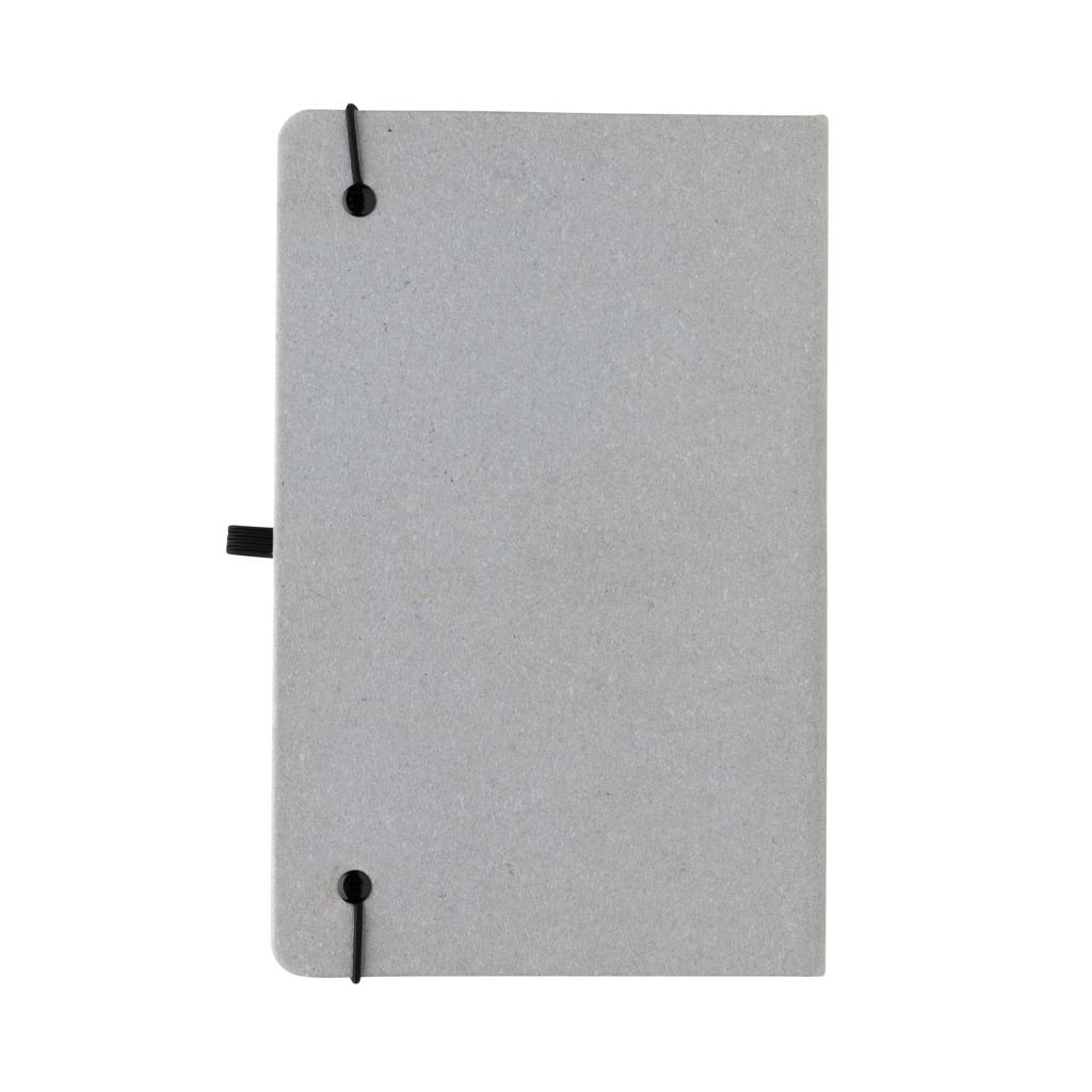 Libreta A5 de cuero reciclado GRS de tapa dura - Oficina - Mochilas Corporativas Personalizadas - imagen 6