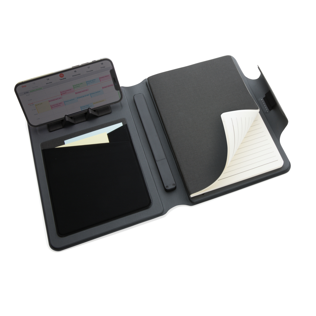 Libreta Artic magnética A5 con carga inalámbrica 10W - Oficina - Mochilas Corporativas Personalizadas - imagen 4