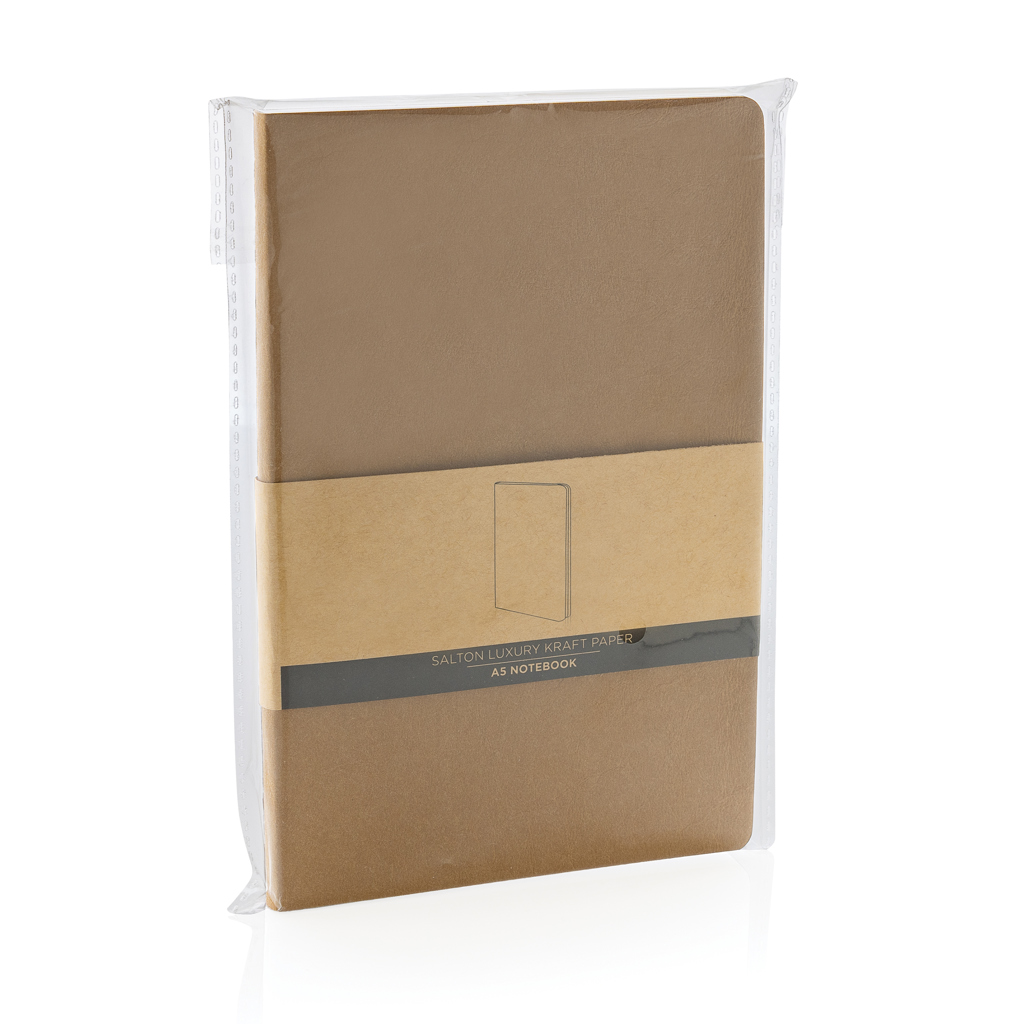 Cuaderno de papel kraft de lujo Salton A5 - Oficina - Mochilas Corporativas Personalizadas - imagen 10