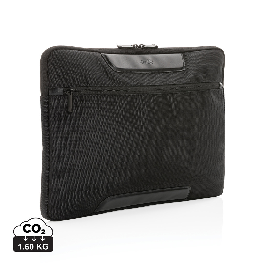 Funda Voyager para portátil 15,6" Swiss Peak AWARE™ RPET - Mochilas Corporativas Personalizadas. Puntokat