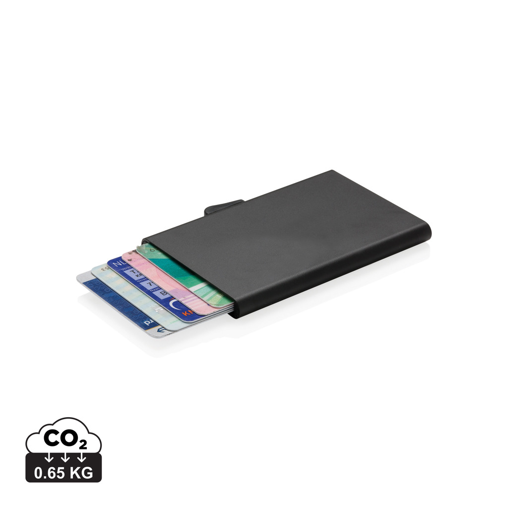 Tarjetero RFID C-Secure de aluminio - Mochilas Corporativas Personalizadas. Puntokat