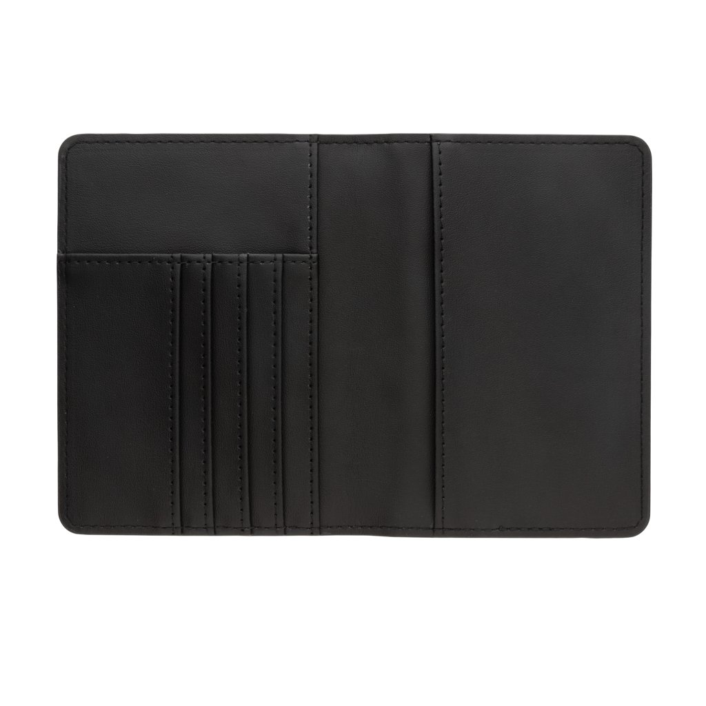 Set de regalo de viaje de PU reciclado Swiss Peak GRS - Portadocumentos personalizados - Mochilas corporativas personalizadas - imagen 3